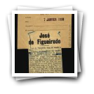 Notícias relativas ao falecimento de José de Figueiredo